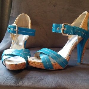 Charles By Charles Davis platform strappy shoes